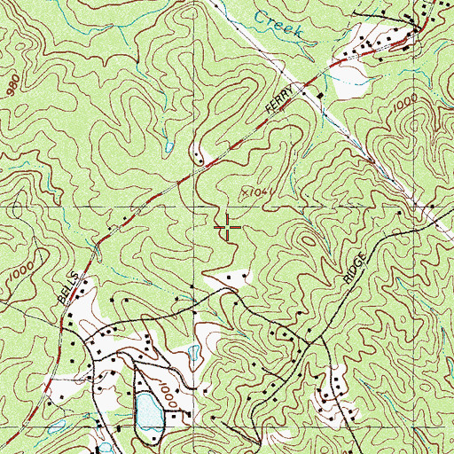 Topographic Map of Liberty Elementary School, GA