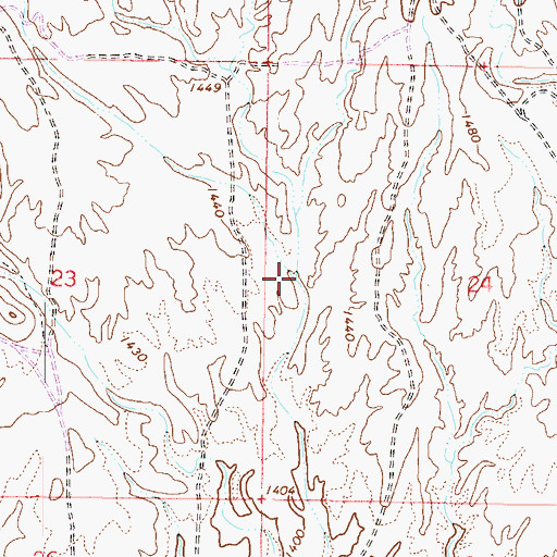 Topographic Map of Garambullo Wash, AZ
