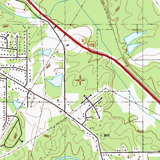 Topographic Map of Austell Intermediate School, GA