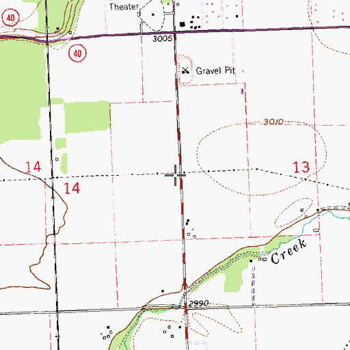 Topographic Map of Columbia Falls Rural Fire Protection District, MT