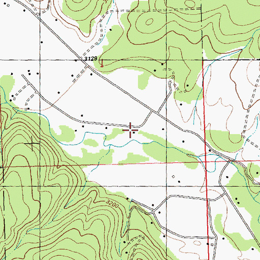 Topographic Map of Frenchtown Rural Fire District Station 4, MT