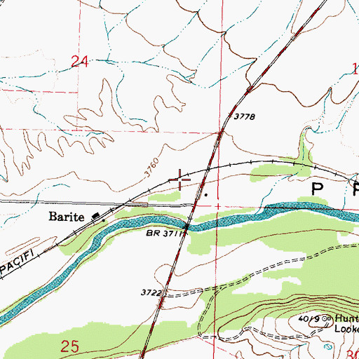 Topographic Map of Greenough Potomac Fire Station 2, MT