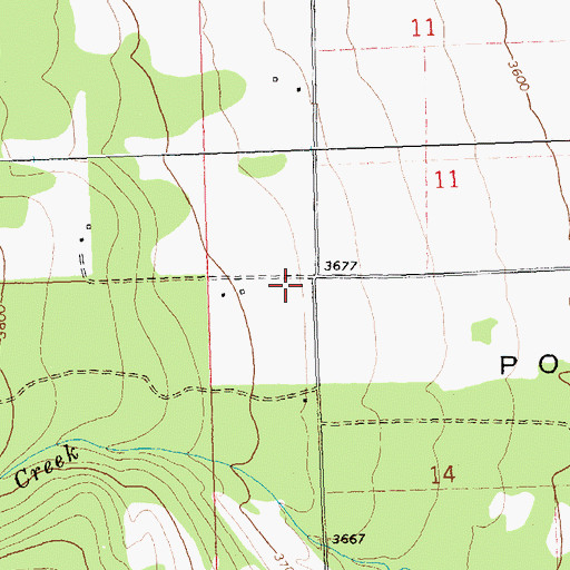 Topographic Map of Victor Fire Department Station 2, MT