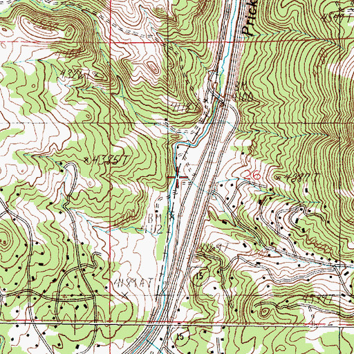 Topographic Map of Clancy Volunteer Fire Company Station 2, MT