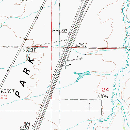 Topographic Map of Elk Park Rural Fire District, MT