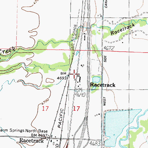Topographic Map of Race Track Valley Fire District, MT
