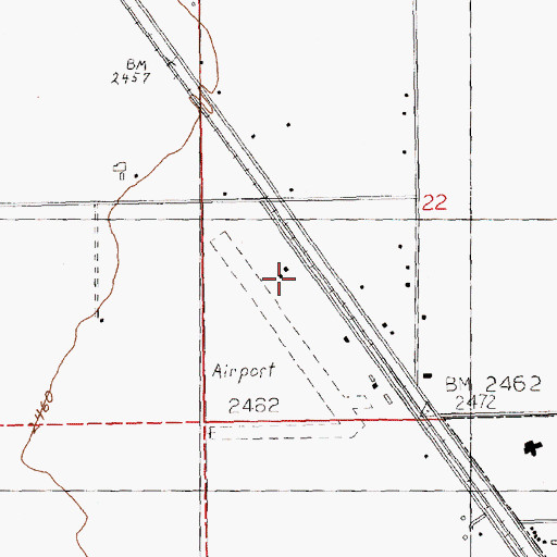 Topographic Map of Plains - Paradise Rural Fire District, MT