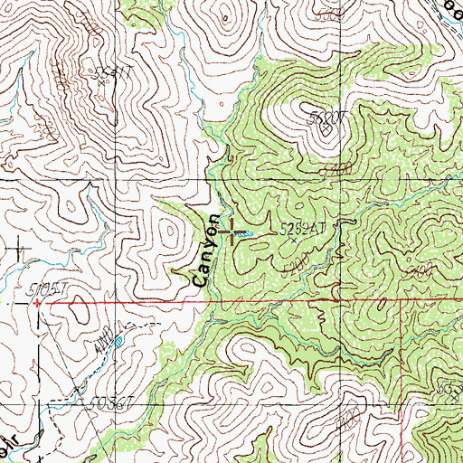 Topographic Map of Reservoir Tank, AZ