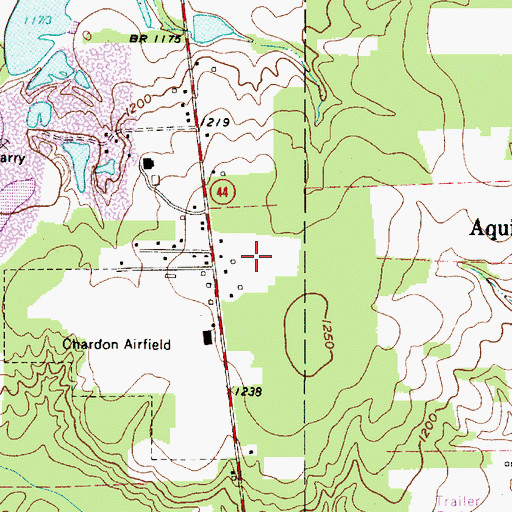 Topographic Map of Munson Industrial Park, OH