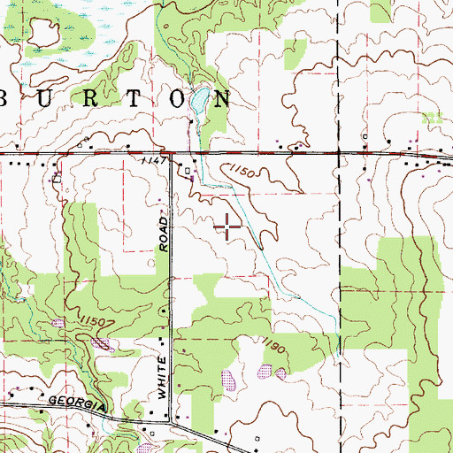Topographic Map of Berkshire Industrial Park, OH