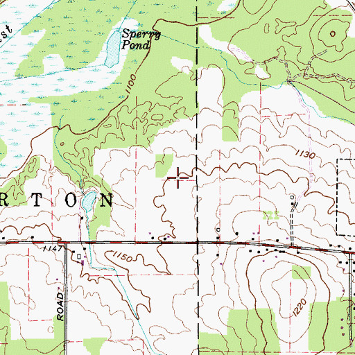 Topographic Map of Burton Industrial Park, OH