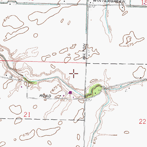 Topographic Map of Hertzseld Poultry Farms, OH