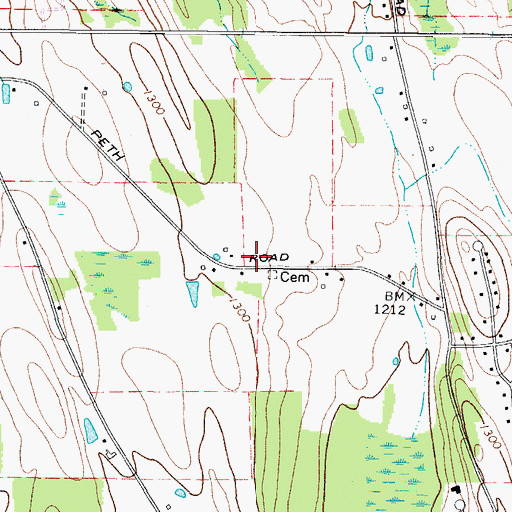 Topographic Map of Our Farm, NY