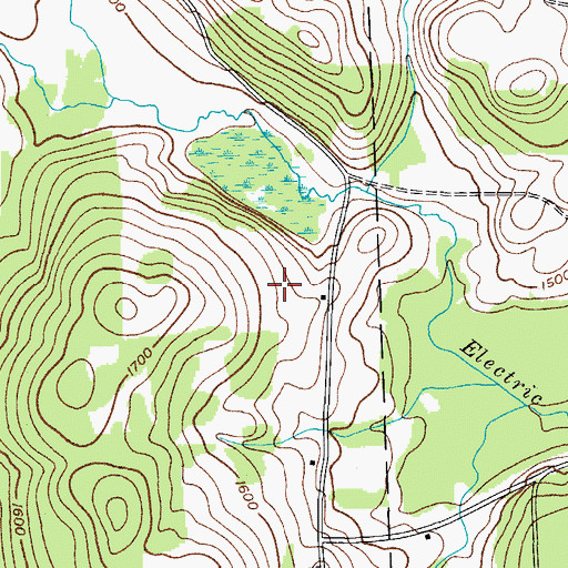 Topographic Map of Richardson Family Farm, NY