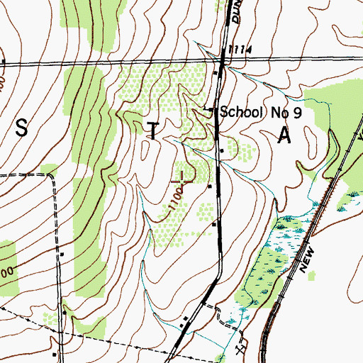 Topographic Map of Deleconawba Farm, NY
