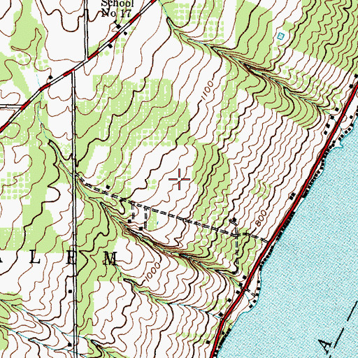Topographic Map of Apple Barrel Orchards, NY