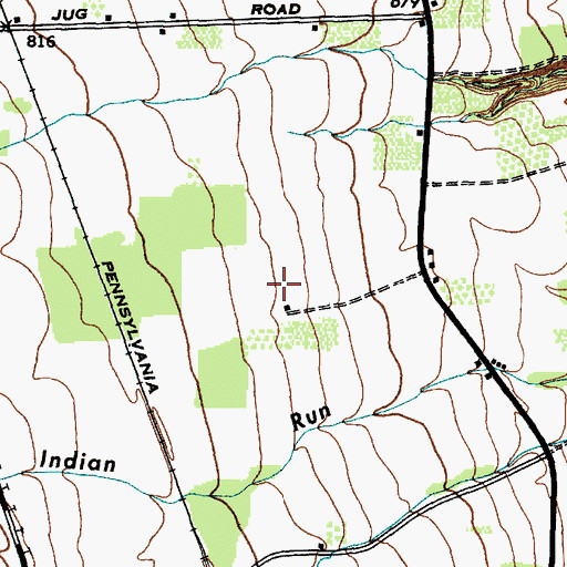 Topographic Map of Roads End Farm, NY