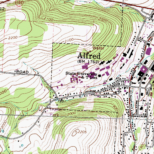 Topographic Map of MacKenzie Complex, NY