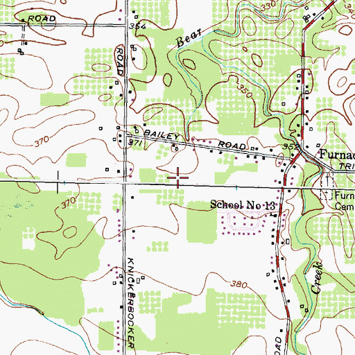 Topographic Map of Albright Fruit Farm, NY