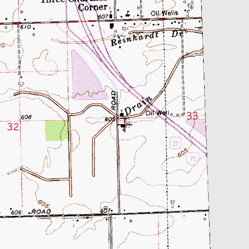 Topographic Map of Apostolic Christian Church, MI