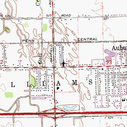 Topographic Map of Midland Physicians Clinic, MI