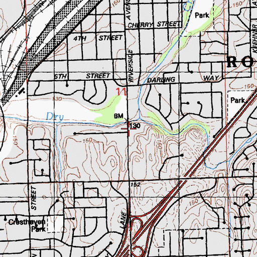 Topographic Map of Cirby Creek, CA