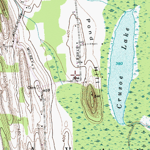 Topographic Map of L And B Farm, NY