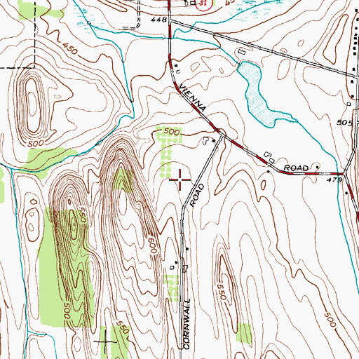Topographic Map of Paragon Farm, NY