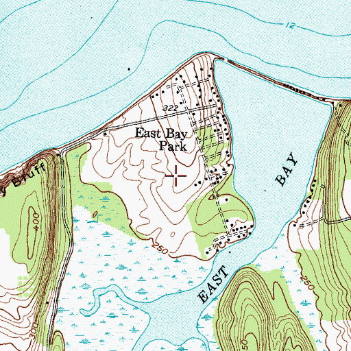 Topographic Map of Thorpe Vineyard, NY