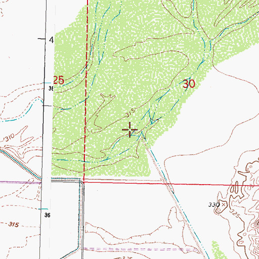 Topographic Map of San Cristobal Wash, AZ