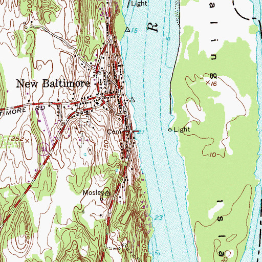 Topographic Map of Van Zandt Cemetery, NY