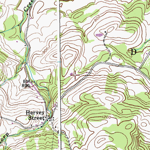 Topographic Map of Armstrongs Elk Farm, NY