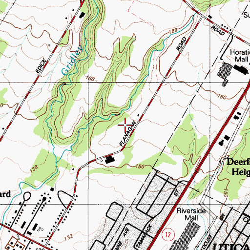 Topographic Map of State University of New York Institue of Technology, NY