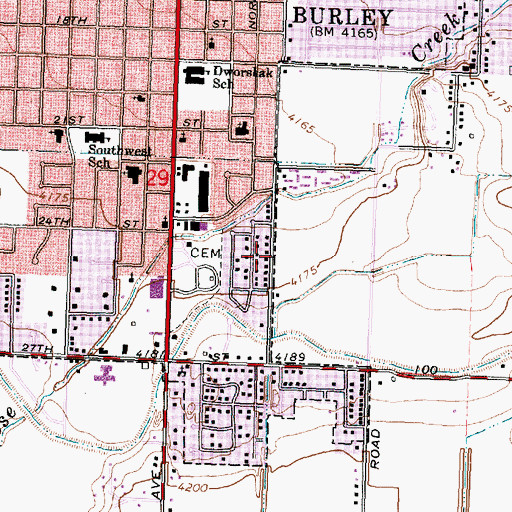 Topographic Map of G 15 A Pipeline, ID