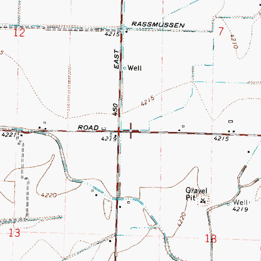 Topographic Map of H 15 A Pipeline, ID