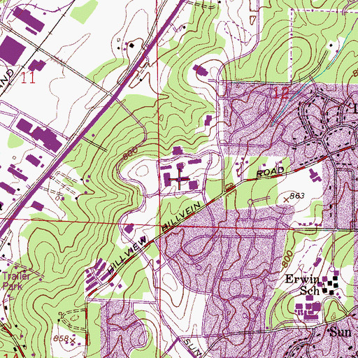 Topographic Map of Jefferson State Community College - Jefferson Campus, AL
