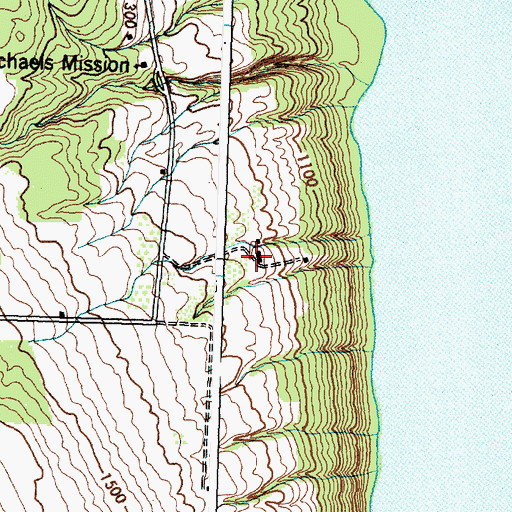 Topographic Map of Eagle Crest Vineyards, NY
