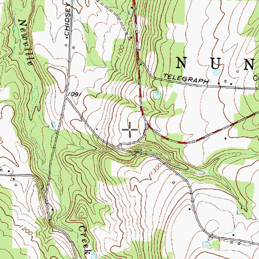 Topographic Map of Dan Mar Ranch, NY