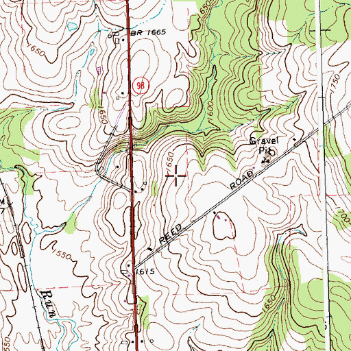 Topographic Map of Sunny Hill Farm, NY