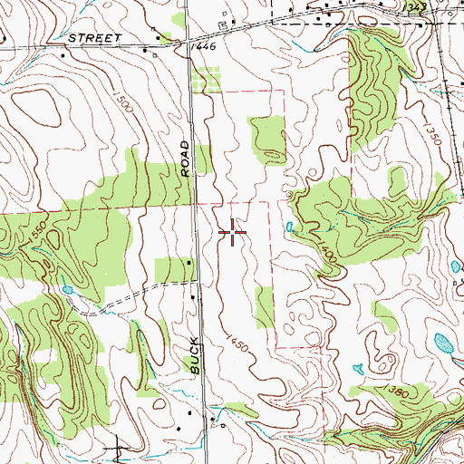 Topographic Map of Wick Dairy Farm, NY
