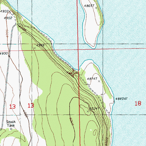 Topographic Map of Frog Camp Recreation Site, OR