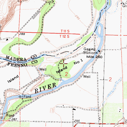 Topographic Map of Island Number One, CA