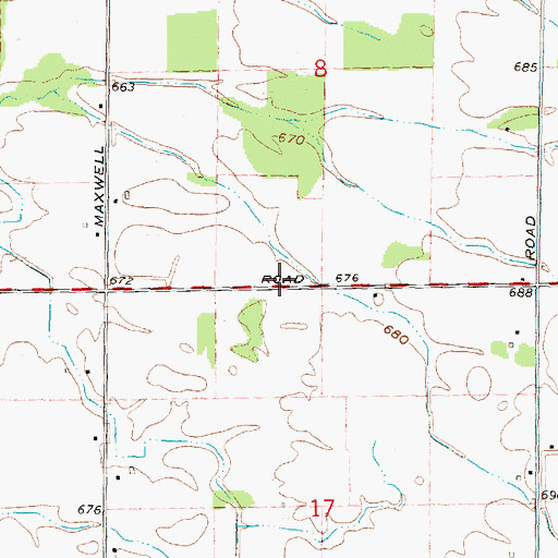 Topographic Map of Owendale Speedway, MI