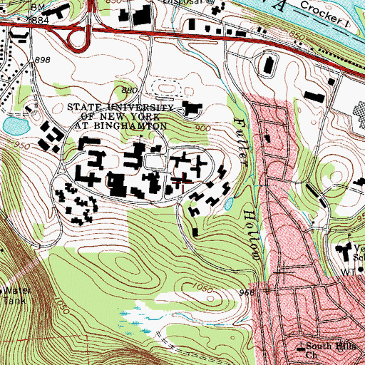 Topographic Map of O'Connor Residence Hall, NY