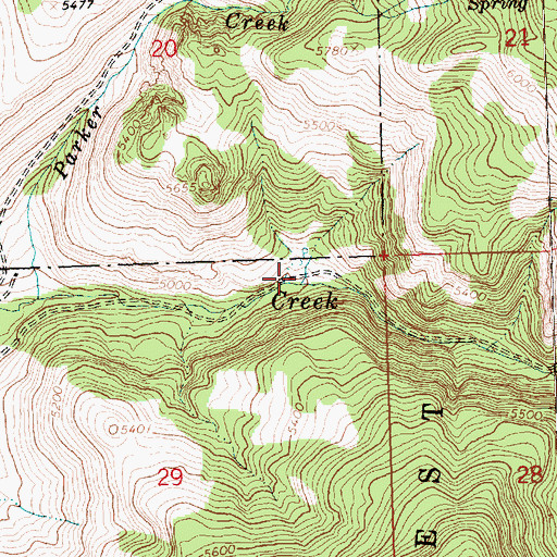 Topographic Map of Mill Trailhead, OR
