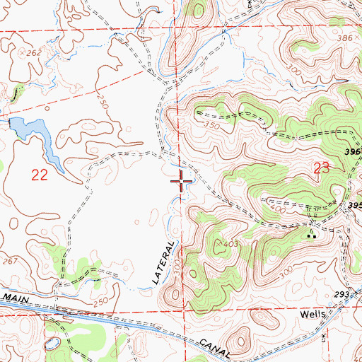 Topographic Map of Lateral A, CA