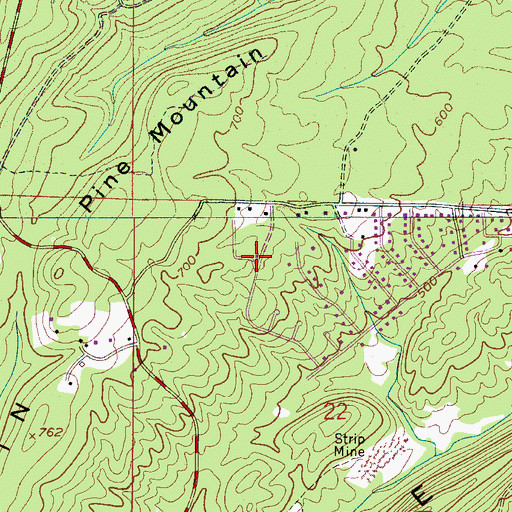 Topographic Map of Hoover Sports Park West, AL