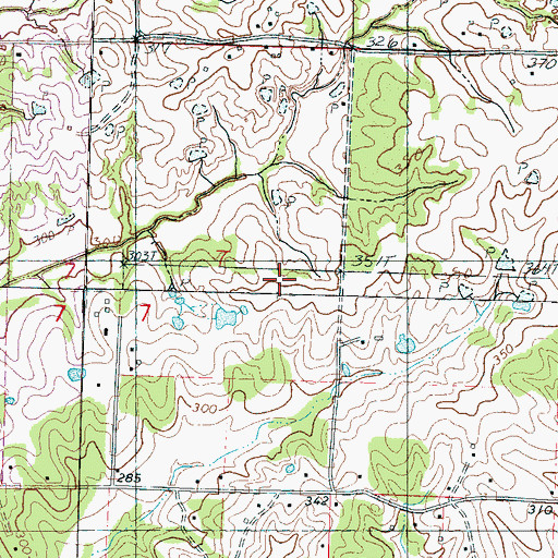 Topographic Map of Fletcher Landing (historical), AR