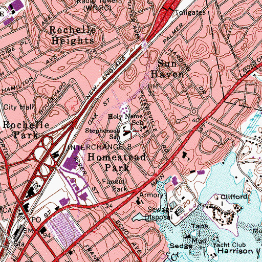 Topographic Map of Crystal Lake (historical), NY