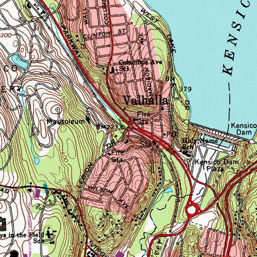 Topographic Map of Davis Brook, NY